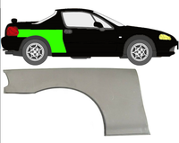 Radlauf FüR Honda Civic Crx Del Sol 1992 - 1998 Rechts