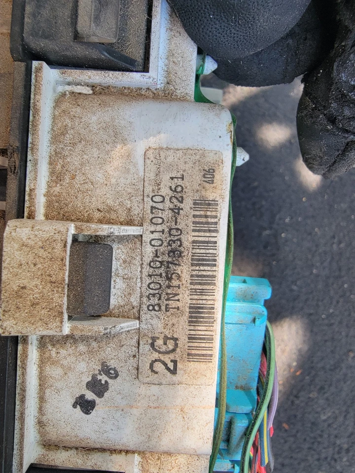 Cuadro de instrumentos velocímetro Geo Prizm 93-97 91K sin velocímetro Foto 3 de 4