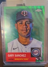 2022 Topps Chrome Platinum Anniversary - Gary Sanchez Green Wave Refractor /99
