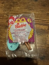 McDonald's 1994 Barbie Lifeguard Barbie Happy Meal Toys Vintage, New in Package