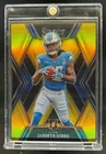 2022 Select Jahmyr Gibbs RC Gold Prizm Rookie XRC #3/10 Lions