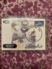 2006 REGGIE BUSH SHOWCASE PROSPECTS NFL ROOKIE CARD RC #5 SAINTS USC DOLPHINS . rookie card picture