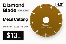 Diamond Blade for Cutting Metal