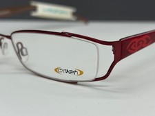 Titanflex Eyeglasses Frames Woman Red Square Oval Small Crush Eschenbach 850004