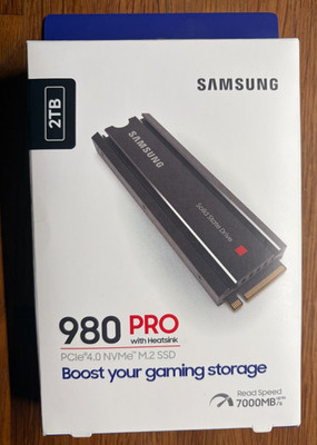Samsung 980 Pro 2TB NVMe M2 SSD (MZ-V8P2T0CW)