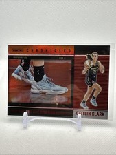 2025 Panini Caitlin Clark Chronicled - Shoe Game Caitlin Clark #80 Red Foil Holo