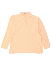 Fila Mens Long Sleeve Polo Shirt IT 52 Large Pink BS36