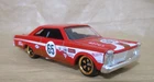 Hot Wheels 1968 Vintage Racing Club '65 Ford Galaxie 500 Red  1:64 Diecast