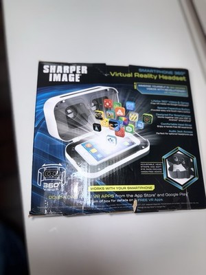 Sharper Image Smartphone 360 Degree Virtual Reality Headset - White