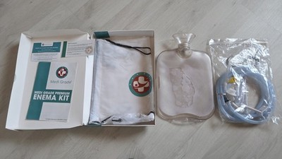 Medi Grade Premium Enema Kit 2L Einlauf Klistier Lavement Portable Reise Dusche