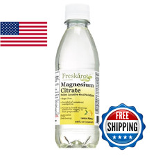 Magnesium Citrate Saline Laxative Oral Solution Lemon 10oz 3 Bottles