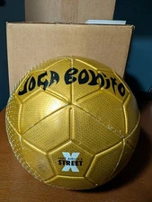 Nike F.C. Gold and White Joga Bonito Soccer Ball Size 5