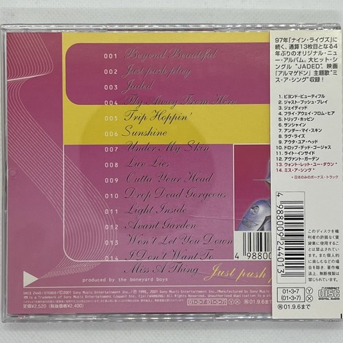 Just Push Play by Aerosmith (CD, 2001) OBI,2 bonus tracks,heavy metal,hard rock - Imagen 2 de 12