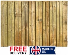 Heavy Duty Feather Edge Fence Panels – Pressure Treated Timber Garden Closeboard