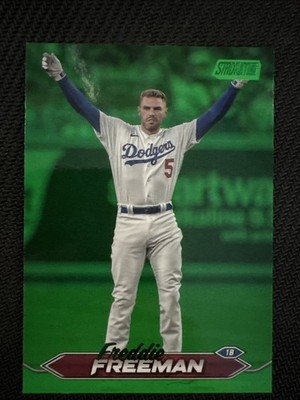 2024 Topps Stadium Club - Freddie Freeman #129 Green Foil /199