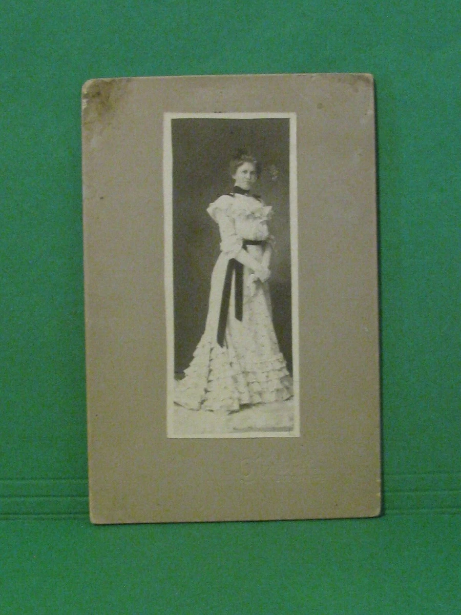 Antique Victorian era Portrait Photo Woman from Boulder, Colorado ~ Cabinet Card
