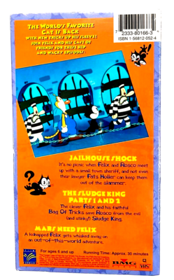 Twisted Tales of Felix the Cat - Jailhouse Shock (VHS, 1996