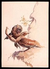 Frank Frazetta Fantasy Art Exotic Sexy Pin Up Card 7 Tarzan and the Cave Bear