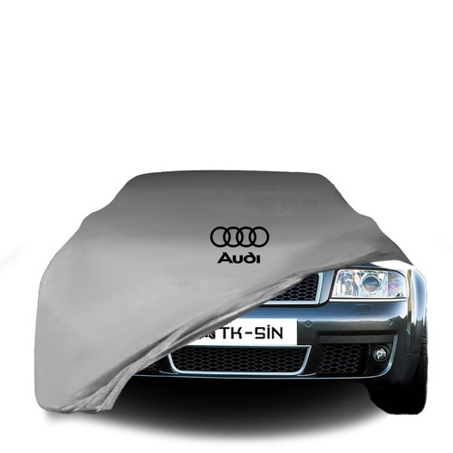 Audi A6 4F C6 AVANT (2004-2008) Custom Fit İndoor Car Cover W/logo Red Black - Bild 15 von 36