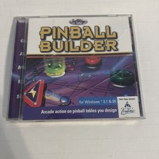 Pinball Builder Windows 3.1  95 Softkey CD-ROM 1997