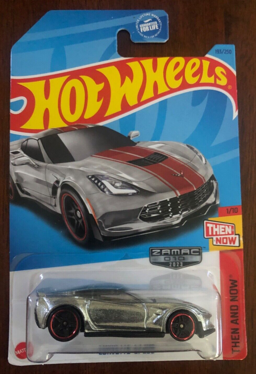 2023 Hot Wheels #193 Then And Now Corvette C7 Z06 Zamac read