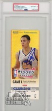Stephen Curry Auto 2013 NBA Western Conference Finals Game L Ticket PSA/DNA 10