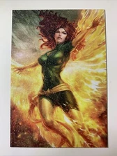 Jean Grey Dark Phoenix Sexy DC Goddess Anime Doujin Art Card ACG Rare Super Hero