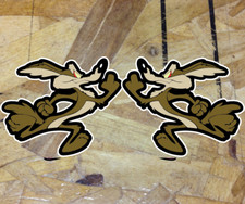 Wile E Coyote Running Decal Sticker Vinyl Road Runner Choose Size - 2 for 1
