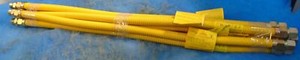 LOT OF 7 CROWN FLEX NATURAL GAS FLEX HOSE SUPPLY LINE CONNECTOR HOSE 1YR WARRANT