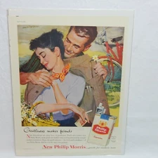 1956 PHILIP MORRIS CIGARETTE ADVERTISEMENT  