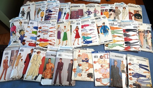KÄUFERWAHL: BUTTERICK SCHNITTMUSTER DAMEN, GESCHNITTEN/UNGESCHNITTEN, FLACHER VERSAND $4,00 - Bild 1 von 53