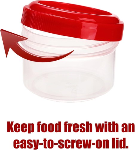 30 Pack Condiment Container with Lid 1.18 Oz Salad Dressing Cup To-Go Small Food - Picture 4 of 7