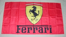 FERRARI 3'X5' FLAG BANNER MANCAVE GARAGE SHOP WALL RACING FAST SHIPPING