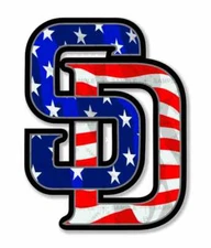 San Diego Padres USA Precision Cut Decal