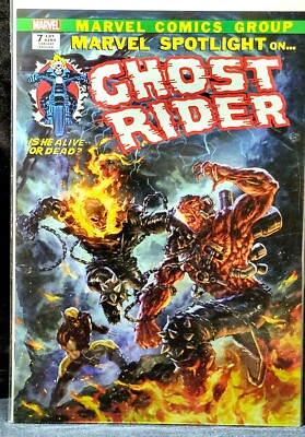 GHOST RIDER #7 ALAN QUAH EXCLUSIVE TRADE VARIANT 1st APPEARANCE EXHAUST NM+