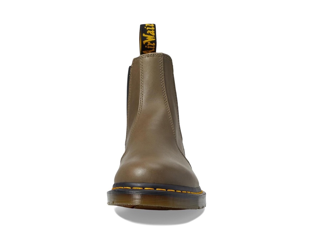 NWT- Dr. Martens ‘2976 Carrera Chelsea’ Boot in Olive Dr. Martens Unisex 2976 Tumbled Nubuck Leather Chelsea Boots  main image 2