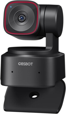 Obsbot Tiny 2 Lite PTZ 4K-Webcam 3840 x 2160 Pixel Schnelles Auto