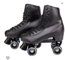 C SEVEN C7skates Quad Roller Skates  Retro Design Black Women's 9 / Men's 8