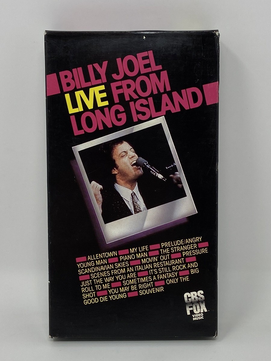 BILLY JOEL - LIVE FROM LONG ISLAND (VHS) (1985) | eBay