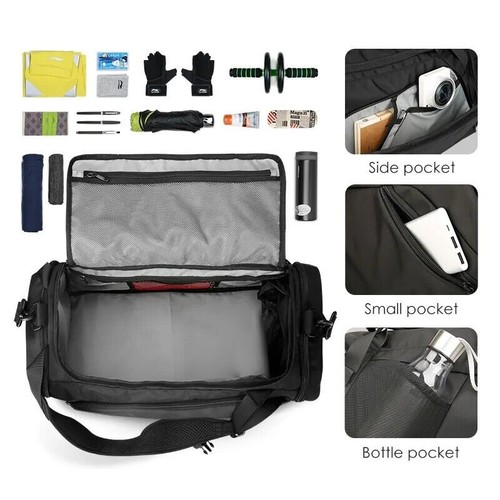 MARK RYDEN Crossbody Waterproof Sports Gym Shoulder Men Travel HandBag Luggage - Picture 5 of 7