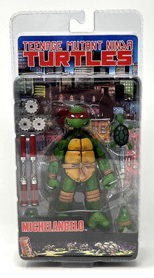 2008 NECA Mirage Teenage Mutant Ninja Turtles Michelangelo TMNT New Sealed Minty
