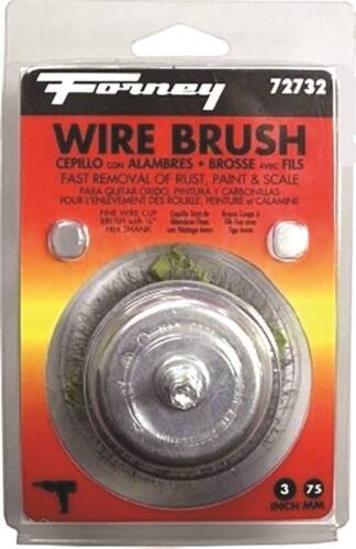Brass Wire Brushes — 3-Pk., 7 3/4in.L, Model# C 301