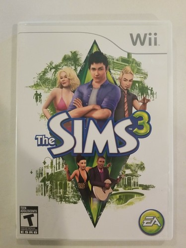 The Sims 3 (Nintendo Wii, 2010) COMPLETE TESTED EA FREE S/H