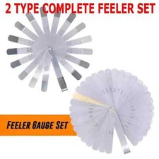 32 Blade Feeler Gauge Dual Metric Sae Reading Combination Gap Thickness Tool 32 Blade Feeler Gauge Dual Metric Sae Reading Combination Gap Thickness Tool