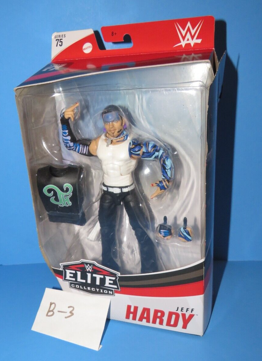 WWE MATTEL ELITE JEFF HARDY SERIES 75 AEW WCW TNA ACTION FIGURE WRESTLER  NEW