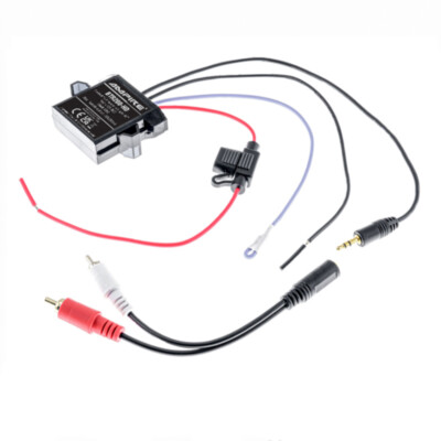 AMPIRE Bluetooth  Audio Empfänger mit 3.5mm Klinke/Cinch Steckern, 12 Volt