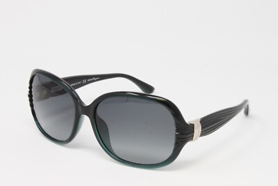 Ferragamo Women's Sunglasses SF648S 311 Pearl Green Grey Lens 59mm