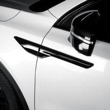Für Kia Sorento 2024 2025 Schwarz Kotflügel Lufteinlässe Kiemen Grill Abdeckung