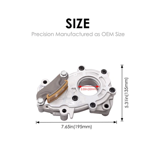 NEW Oil Pump Fits GM 2004-2021 Buick Cadillac 9-4X Acadia 2.8L-3.6L V6 12640448 - Picture 2 of 17