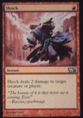 Shock - Magic 2012 (M12): #154, Magic: The Gathering Nm R235
